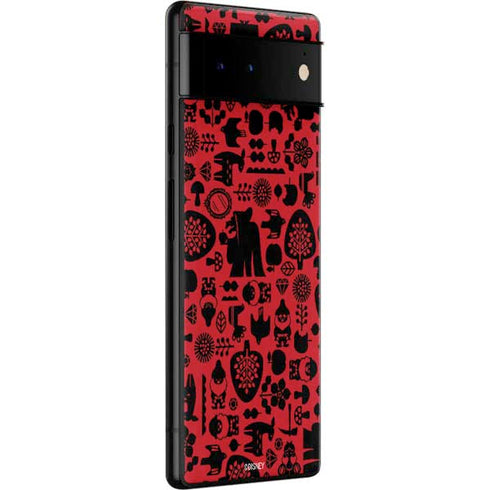 Disney Snow White Icon Pattern Google Pixel 6 Pro Skin